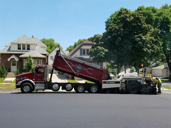 Tremmel-Anderson Truck with Asphalt Contractor